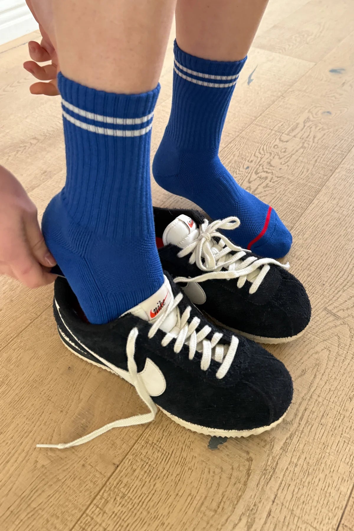 Le Bon Shoppe Boyfriend Socks - Cobalt