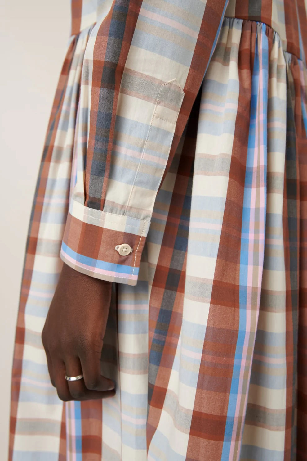 Kowtow Lee Dress - Terra Check