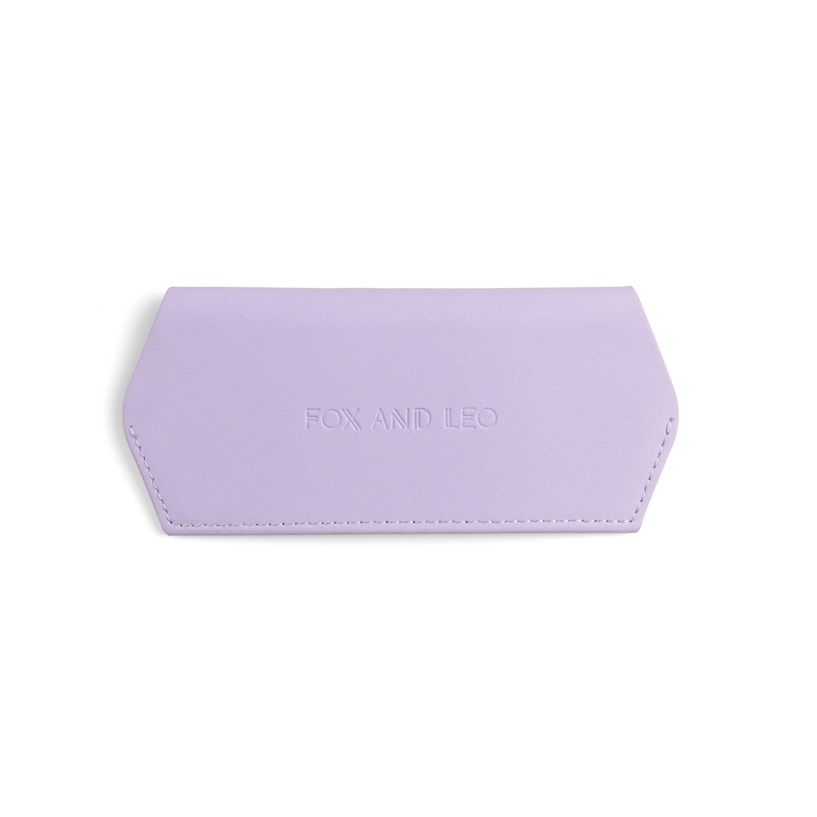 Fox and Leo Slimline Glasses Case - Lilac