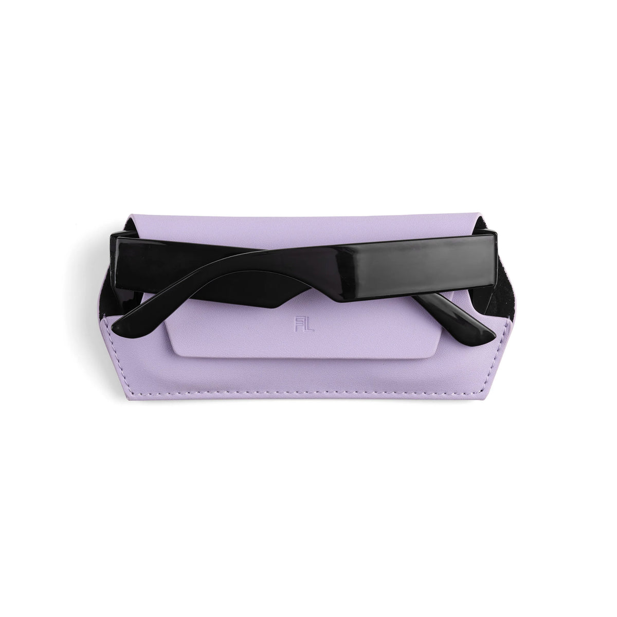 Fox and Leo Slimline Glasses Case - Lilac