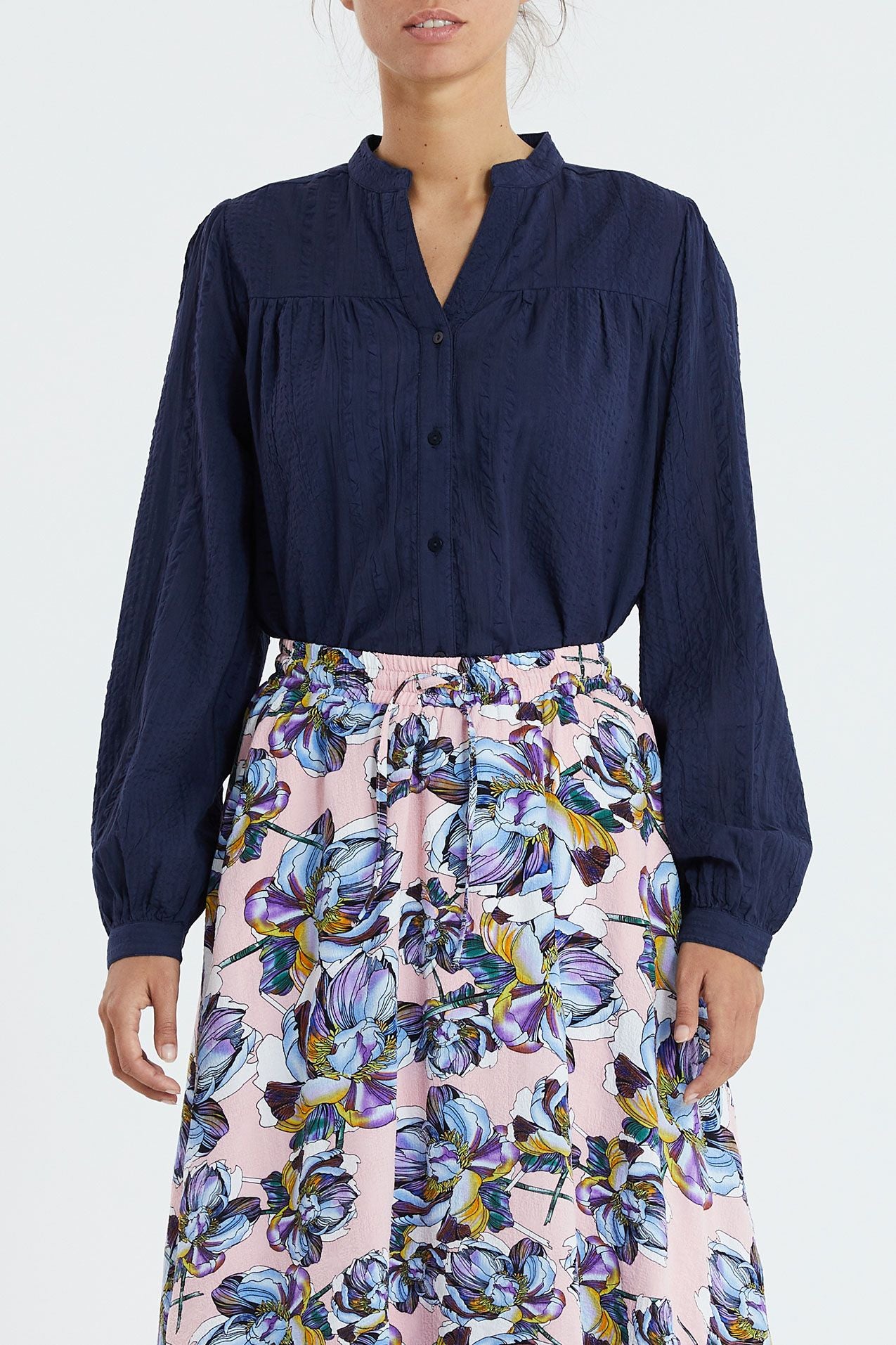Lollys Laundry Elif Shirt - 23 Dark Blue