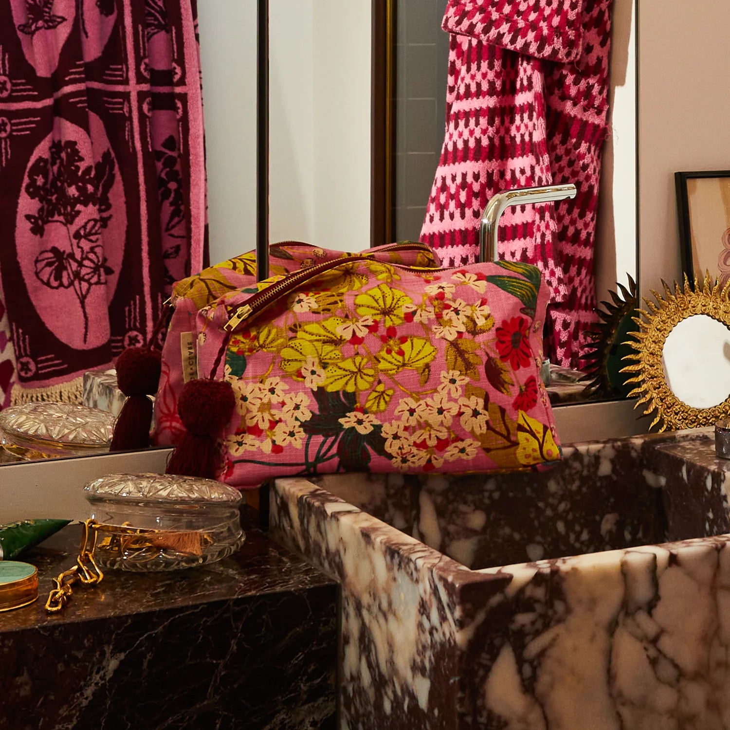 Sage and Clare Cosmetic Bag - Genevieve