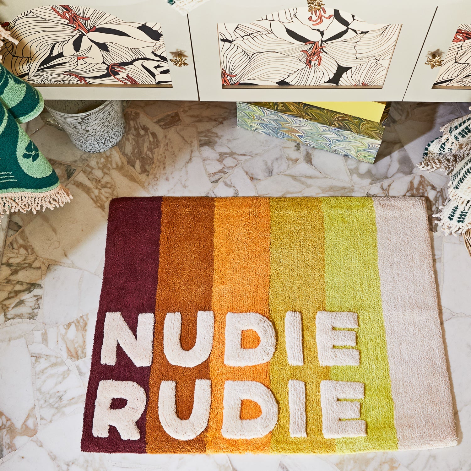 Sage and Clare Dariel Nudie Bath Mat - Kent