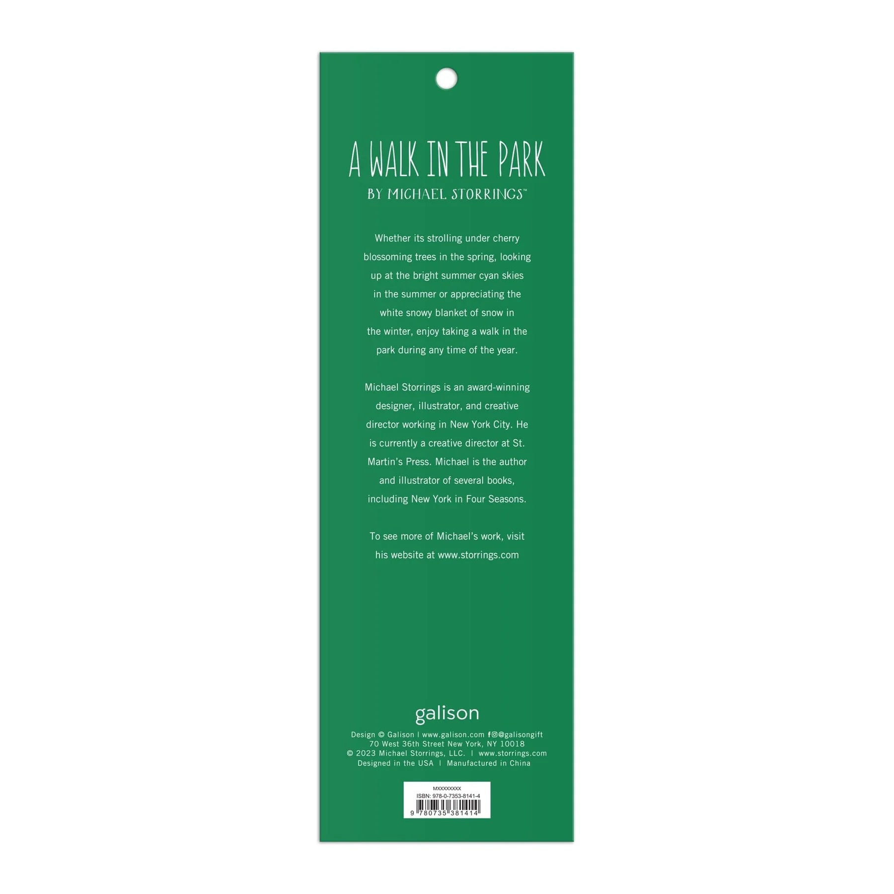 Magnetic Bookmarks - A Walk in the Park