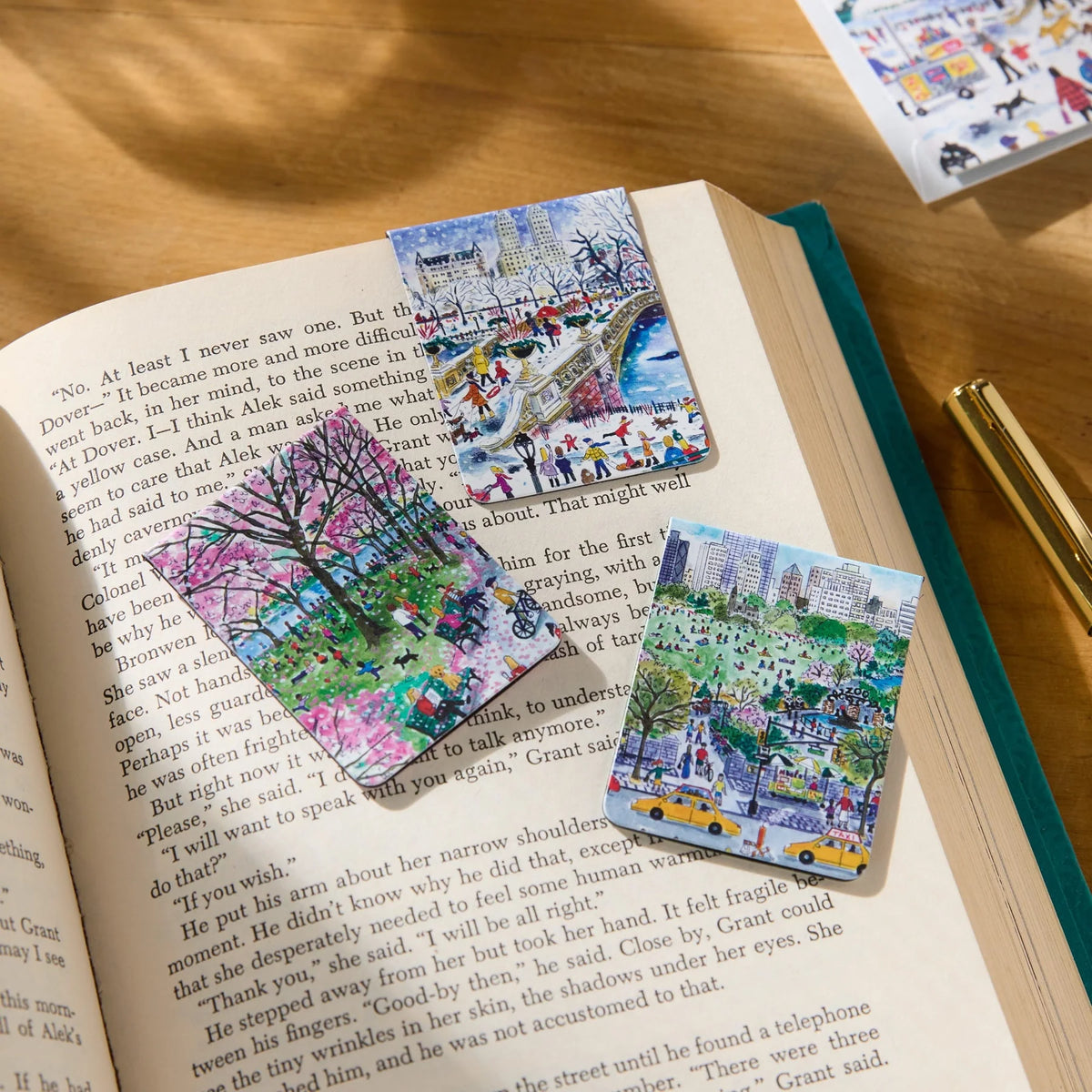 Magnetic Bookmarks - A Walk in the Park