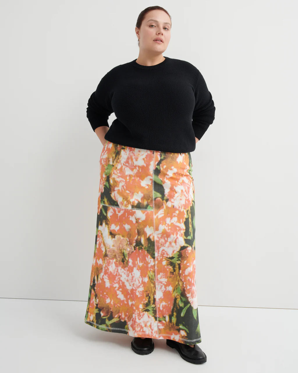 Kowtow Montage Skirt - Flower Book