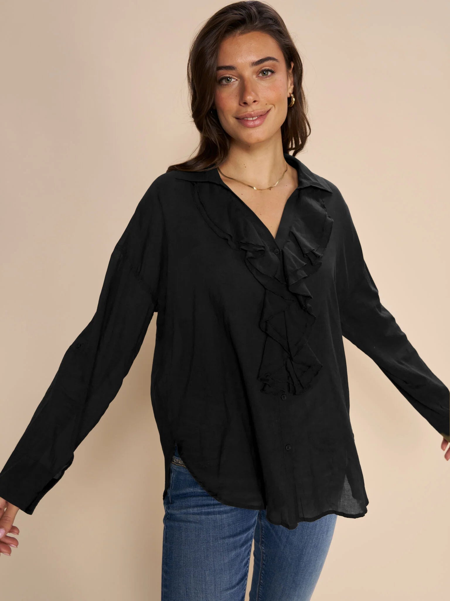 Mos Mosh Jelena Voile Shirt - Black