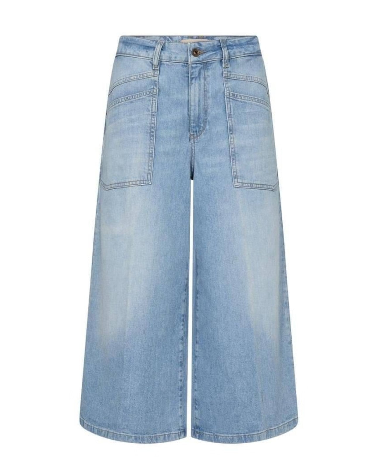 Mos Mosh Sagai Culotte Jeans - Light Blue