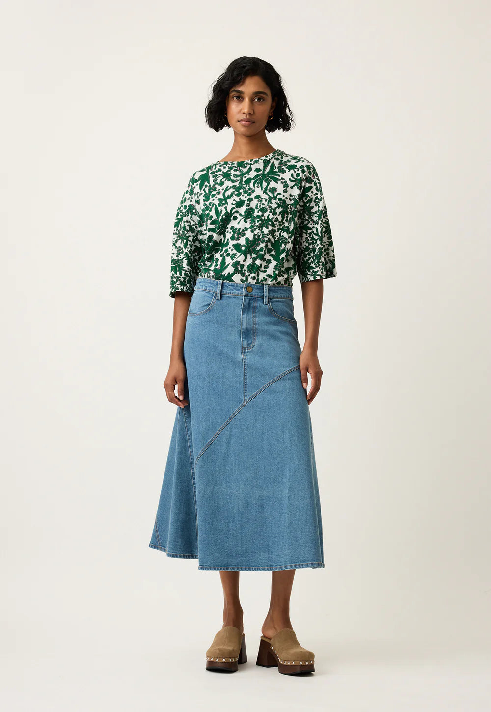 Nancybird Aurora Skirt - Denim