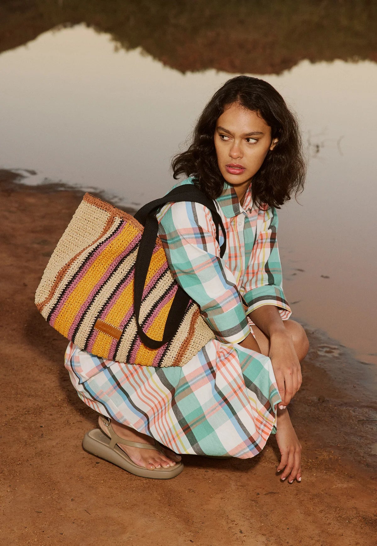 Nancybird Bande Tote - Market Stripe