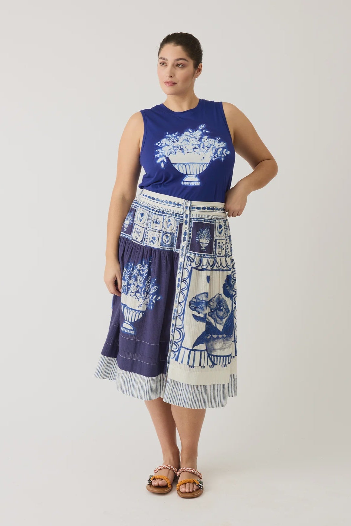 Nancybird Coco Pintuck Skirt - Lyon