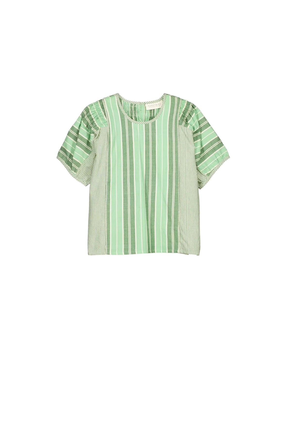 Nancybird Jolene Top - Green Stripes
