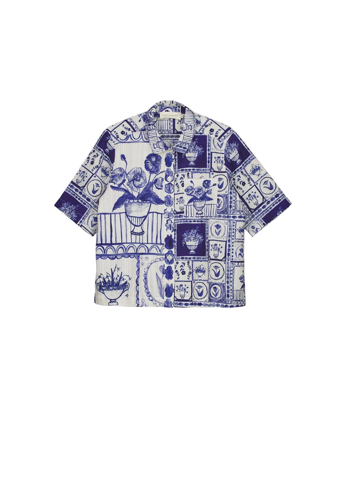 Nancybird Silk Scarf - Lyon Tile