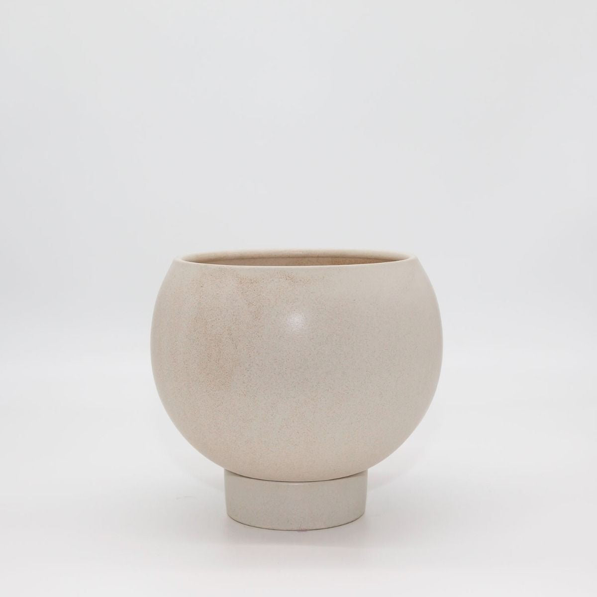 Orbit Medium Planter - Oatmeal