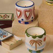 Paddywax A Dopo Lush Palms Candle - Melon, Violet & Driftwood