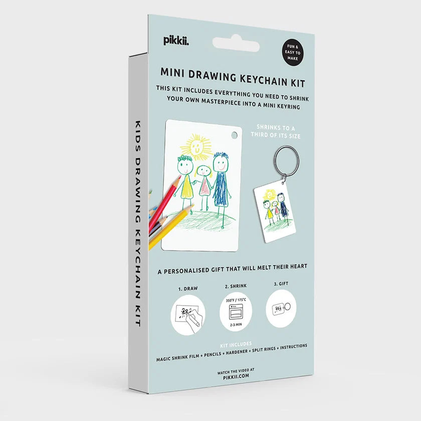 Pikkii Shrink Drawing Keyring