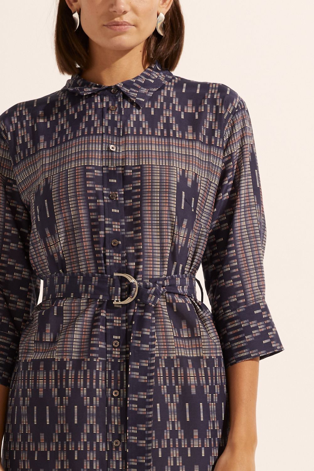 Zoe Kratzmann Pinpoint Dress - Midnight Aztec