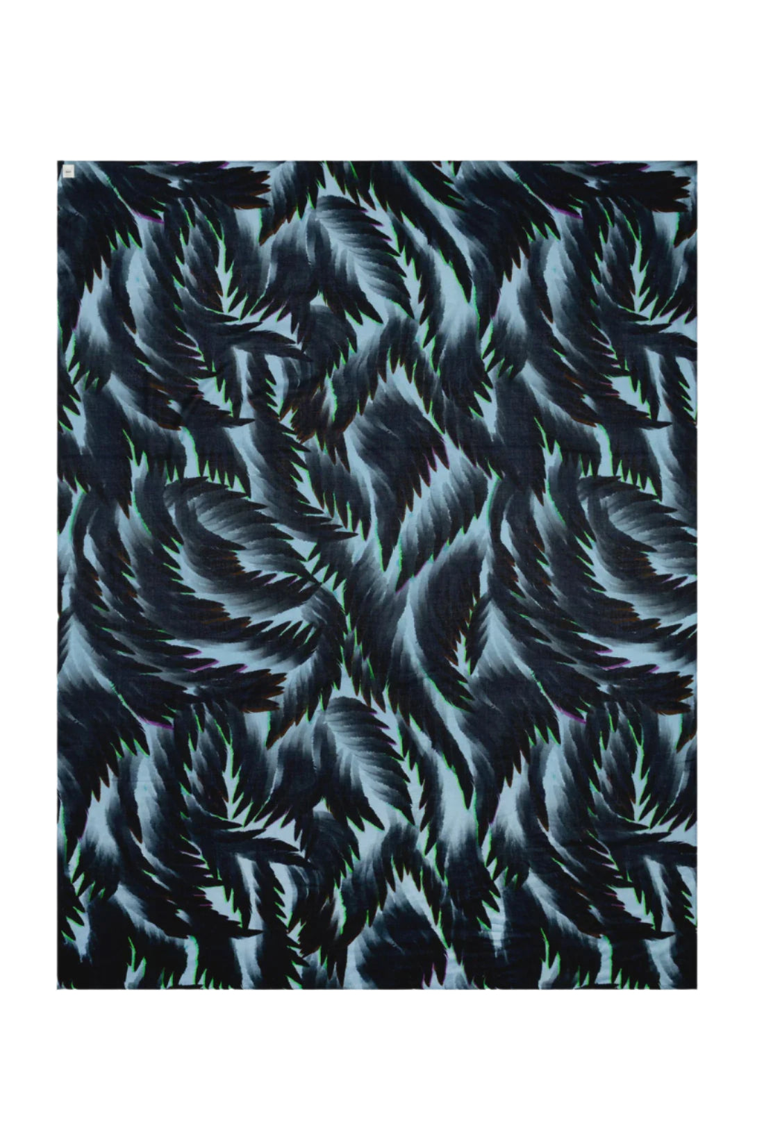 POM Amsterdam Shawl - Feathers Blue