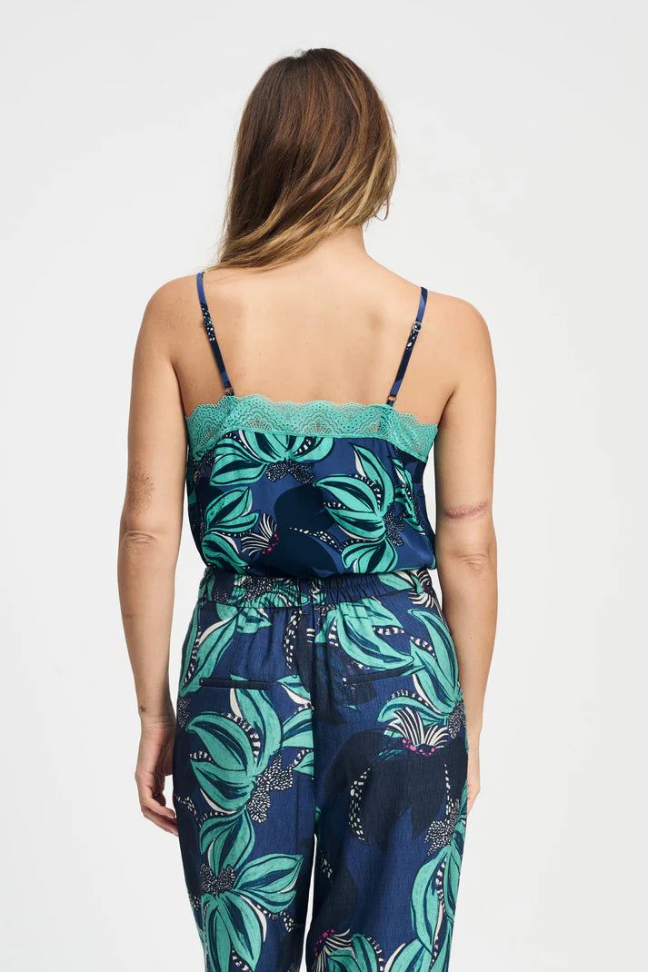 POM Amsterdam Cami Top - Delicacy Green