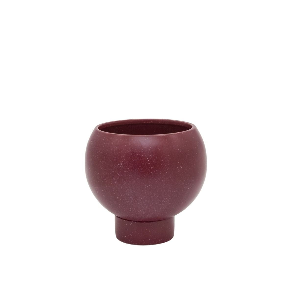 Orbit Small Planter - Ruby