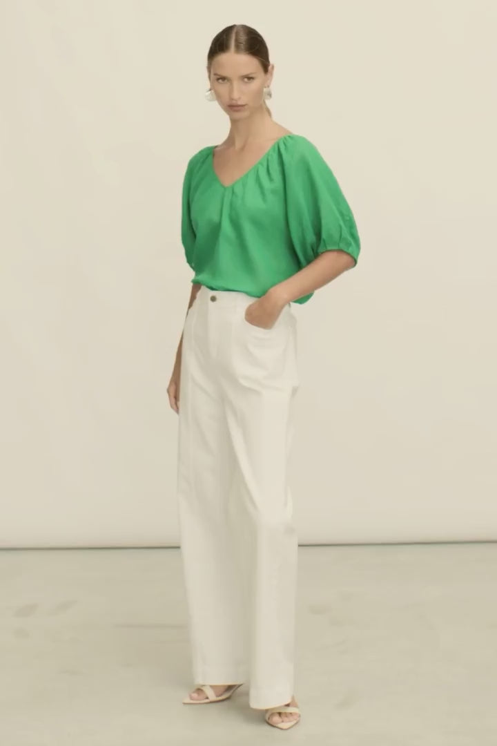 Zoe Kratzmann Trace Top - Parrot