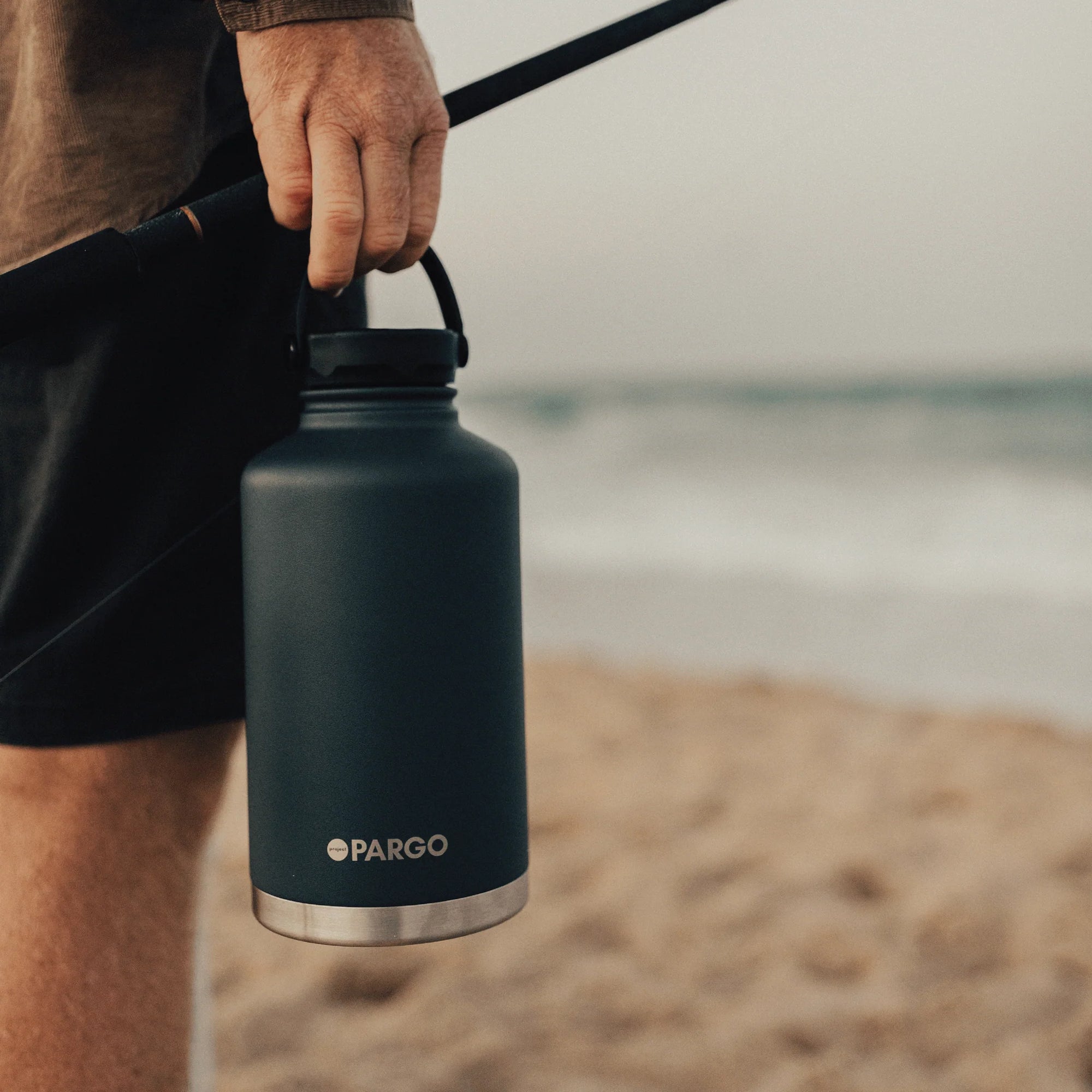 Project Pargo Insulated Bottle 1890ml Growler - Charcoal