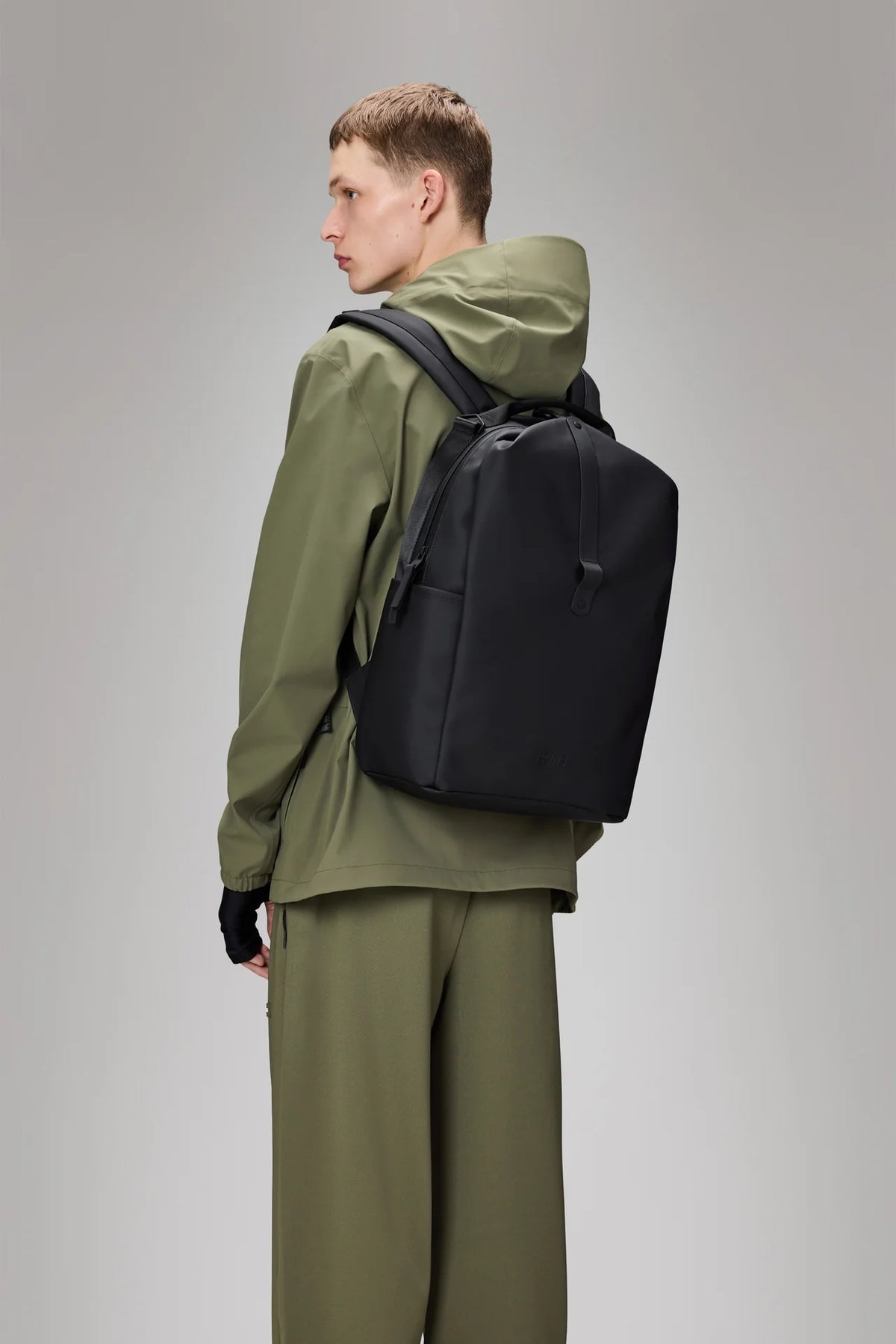 Rains Clip Front Backpack 14890 - Black