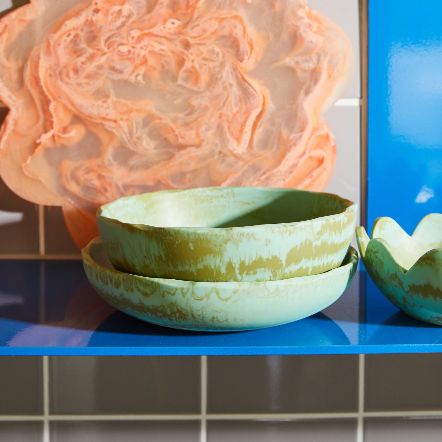 Sage x Clare Toni Resin Bowl - Artichoke