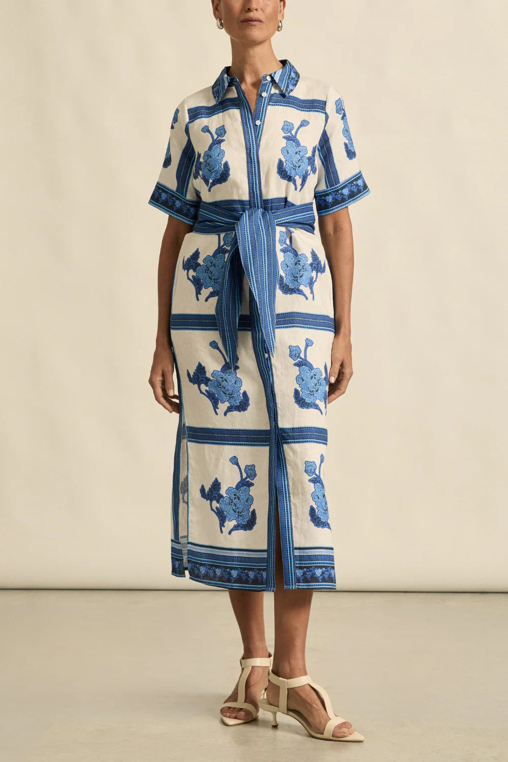 Zoe Kratzmann Roam Dress - Azure Collage