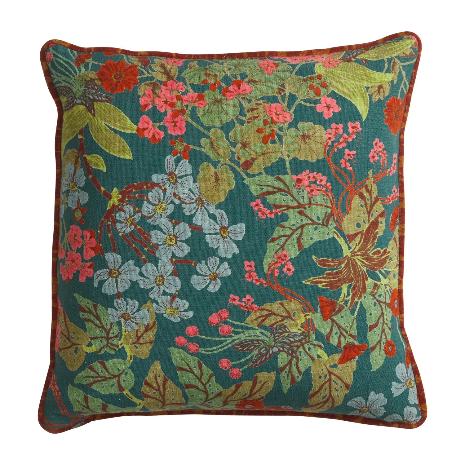 Sage and Clare Claire Reversible Cushion - Jade