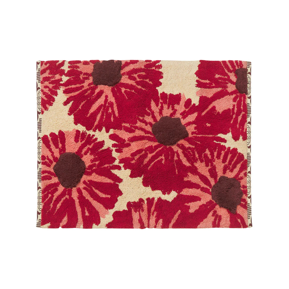 Sage and Clare Isabella Bath Mat - Crimson