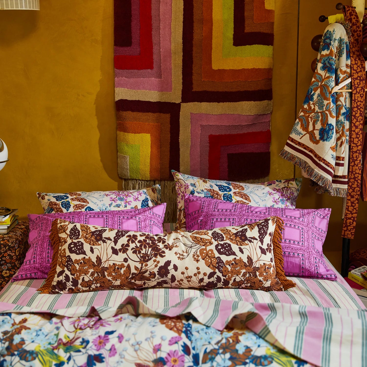 Sage and Clare Jeanette Fringe Cushion