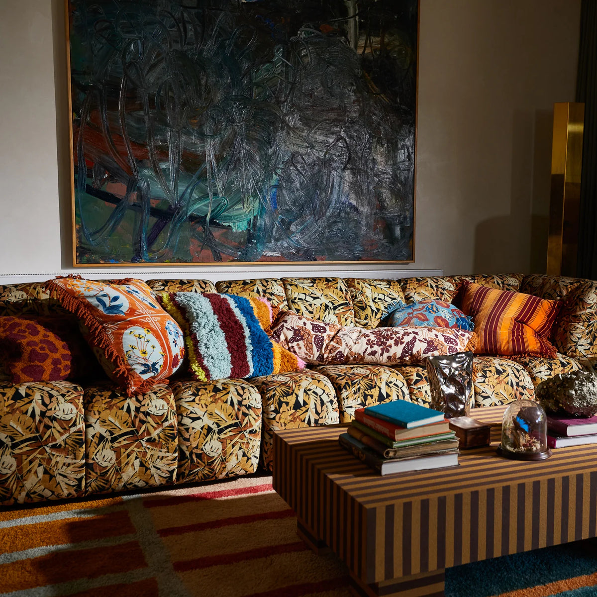 Sage and Clare Jeanette Fringe Cushion