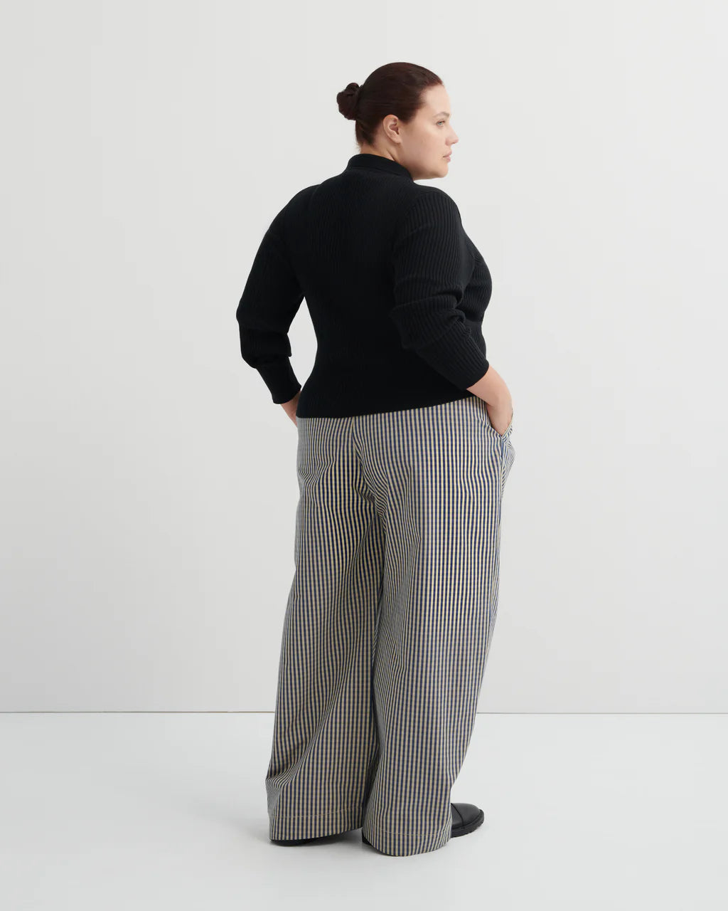 Kowtow Sculpt Pant - Landscape Check