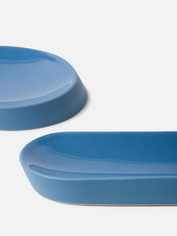 Citta Oblique Tray Small - Azure Blue