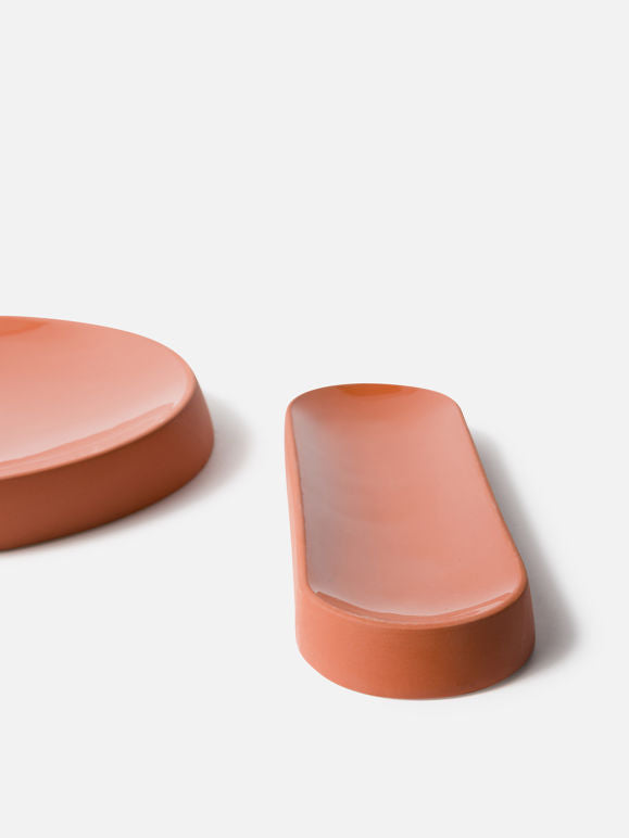 Citta Oblique Tray Medium - Brick