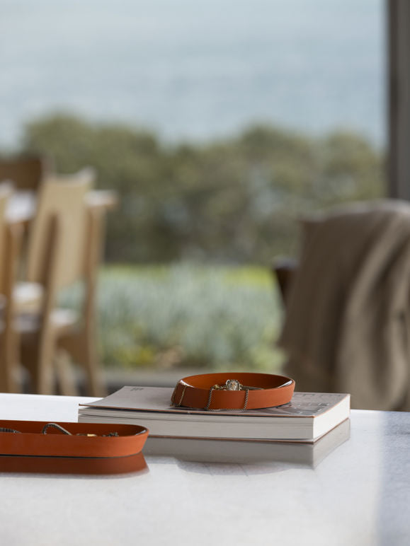 Citta Oblique Tray Small - Brick