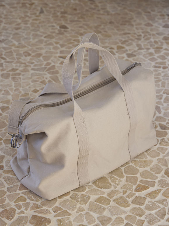 Citta Canvas Weekender Bag - Beige