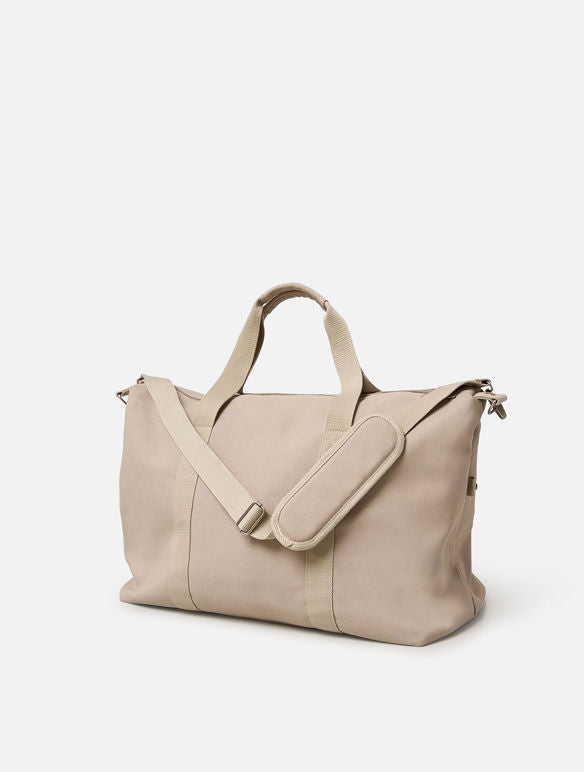 Citta Canvas Weekender Bag - Beige