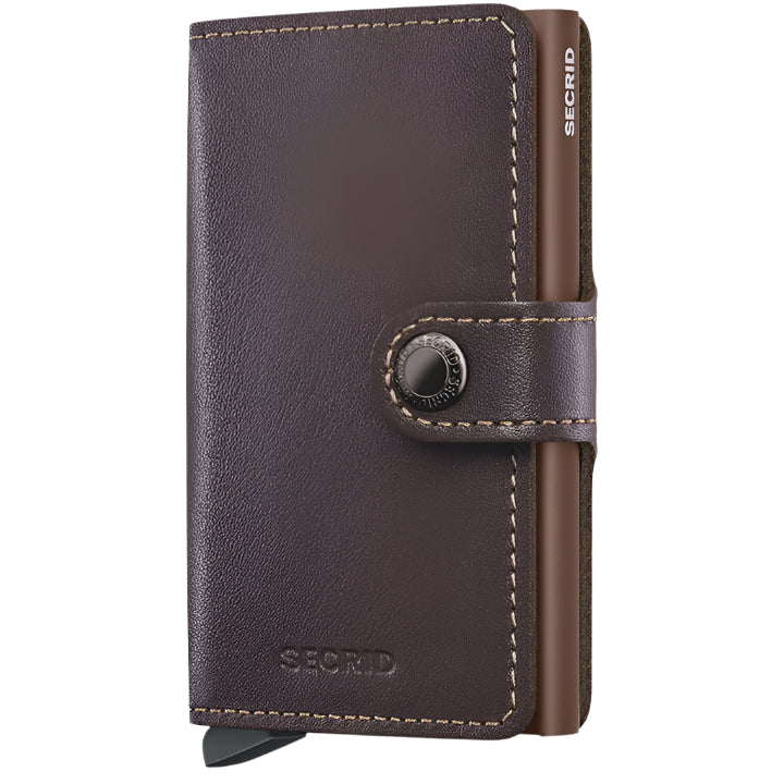 secrid miniwallet original chocolate leather