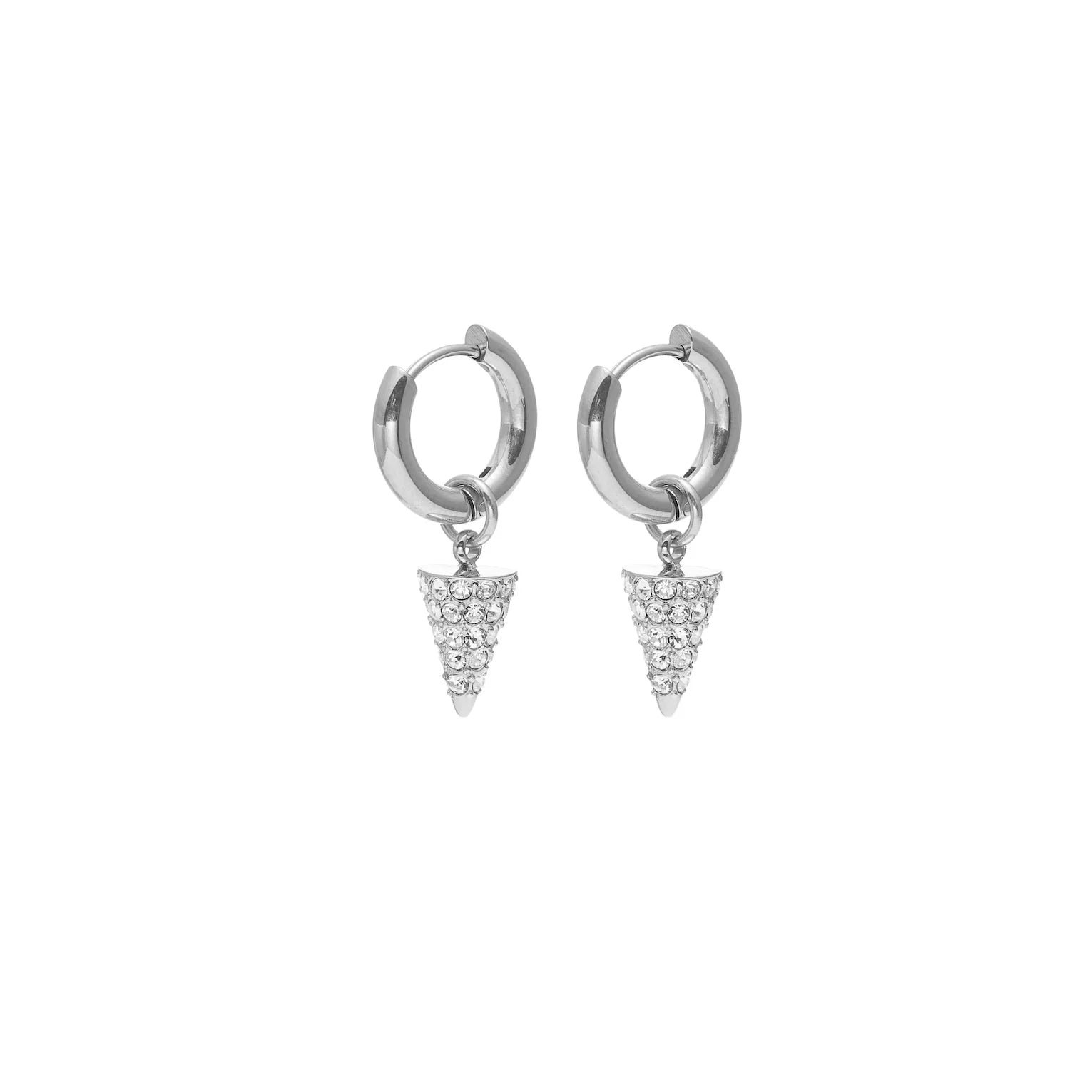 Silk & Steel Voltage Hoops - Gold