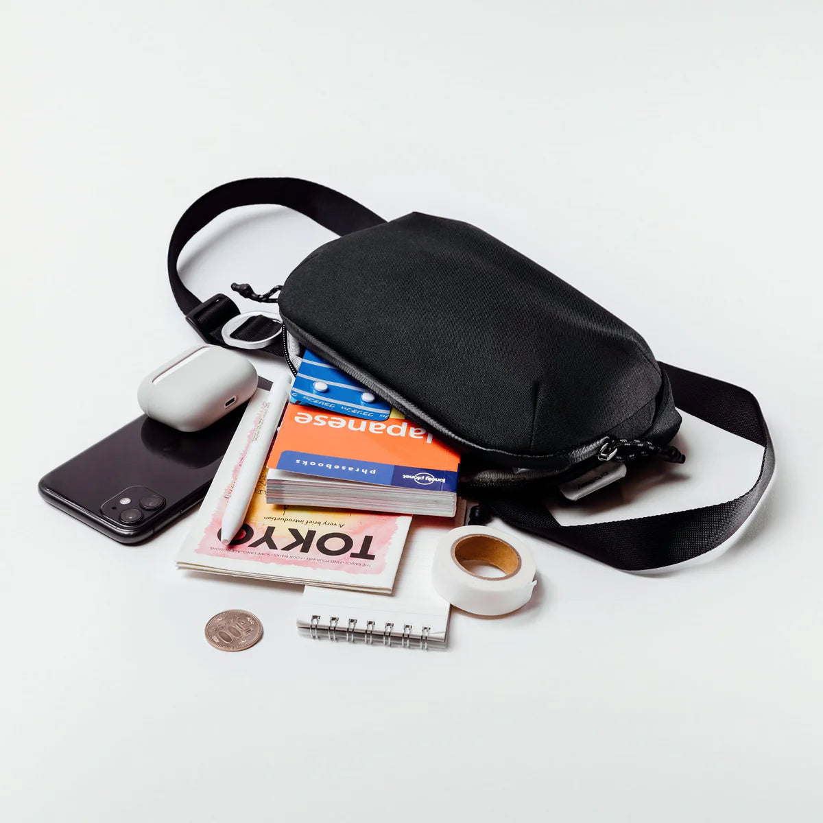 Orbitkey Urban Sling Bag - Mini 2L Black