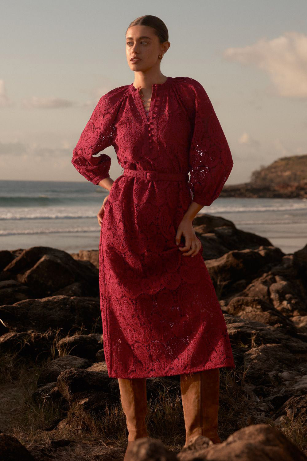 Zoe Kratzmann Sonnet Dress - Raspberry