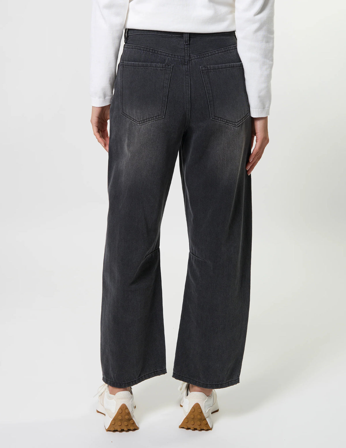 Stella and Gemma Carson Barrel Jean - Slate Grey
