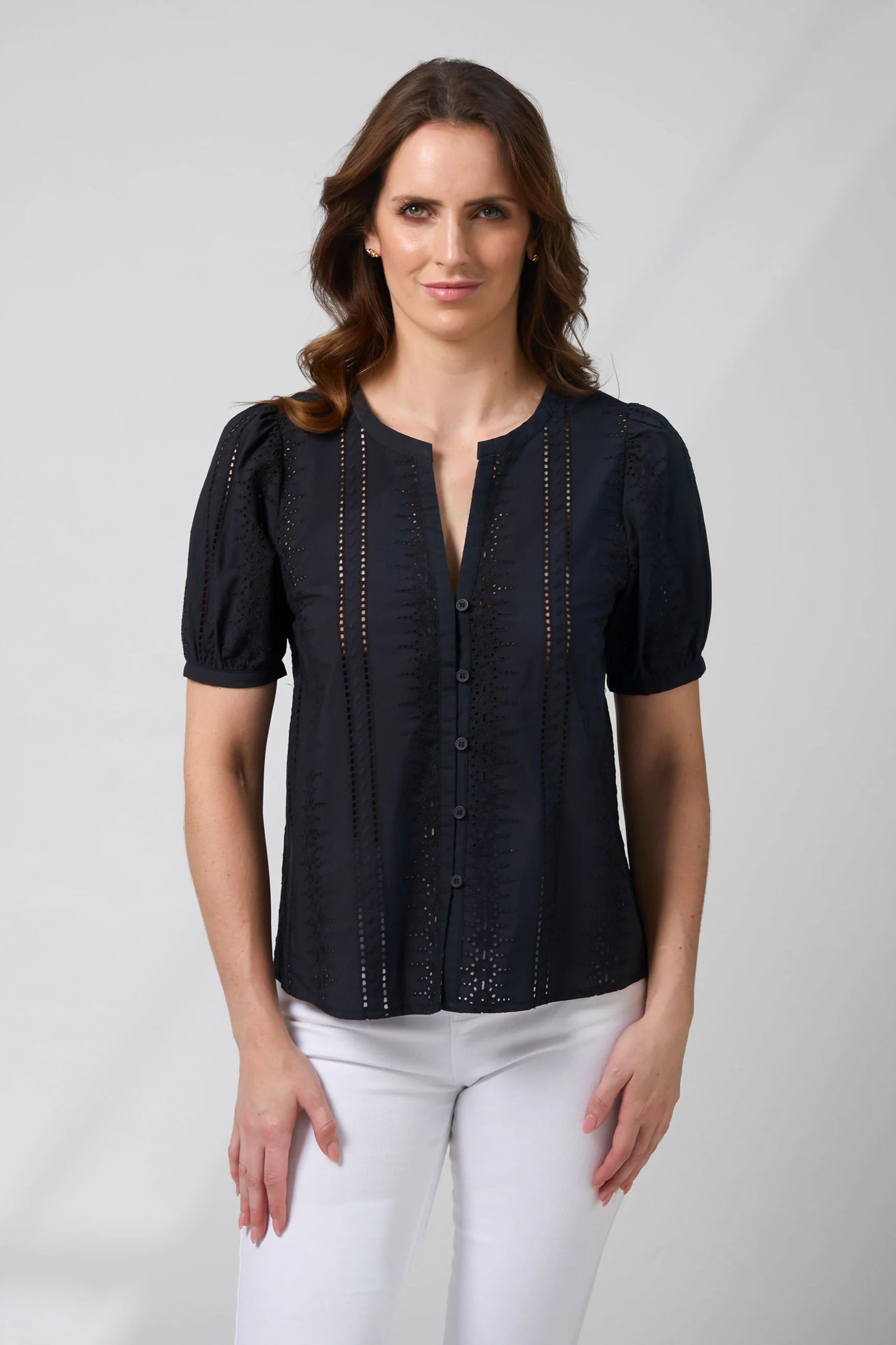 Stella and Gemma Maddie Blouse - Black