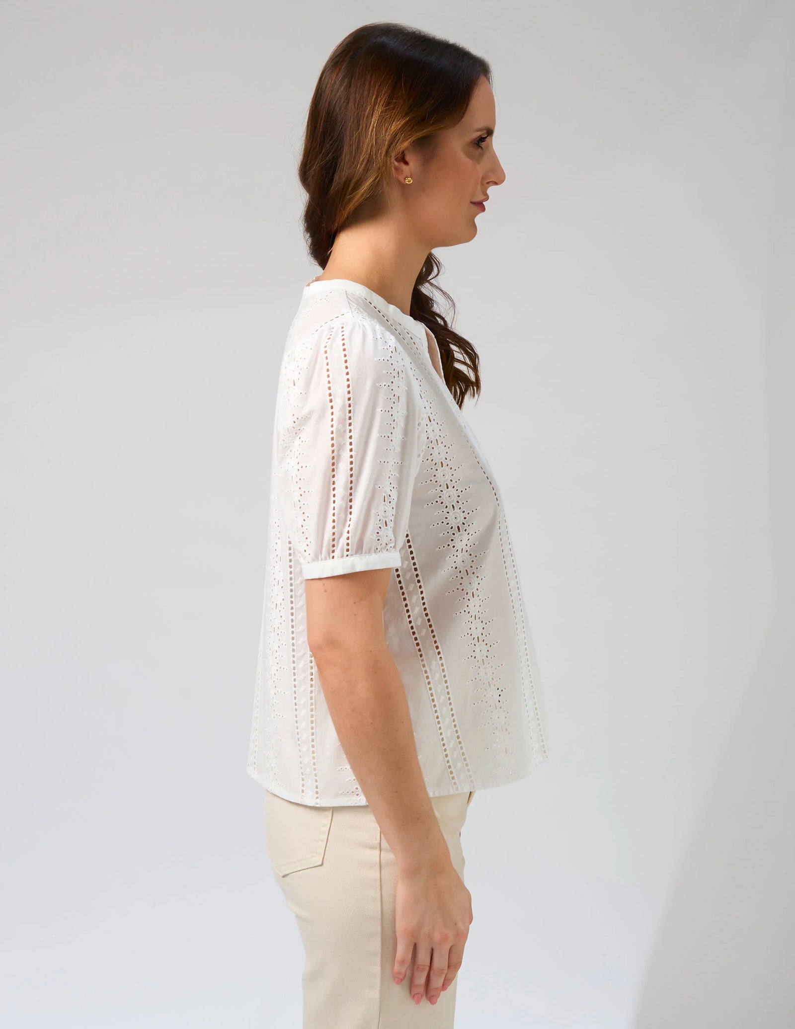 Stella and Gemma Maddie Blouse - White