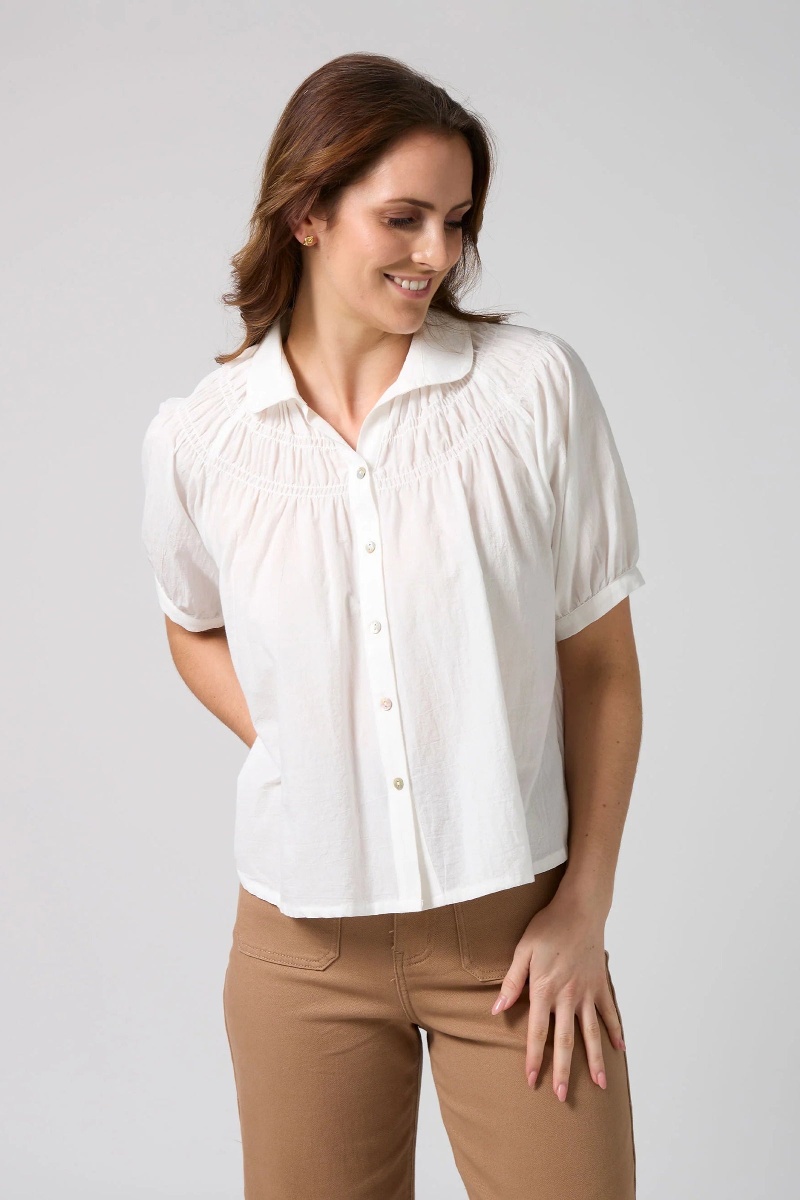 Stella and Gemma Mimi Blouse - Milk