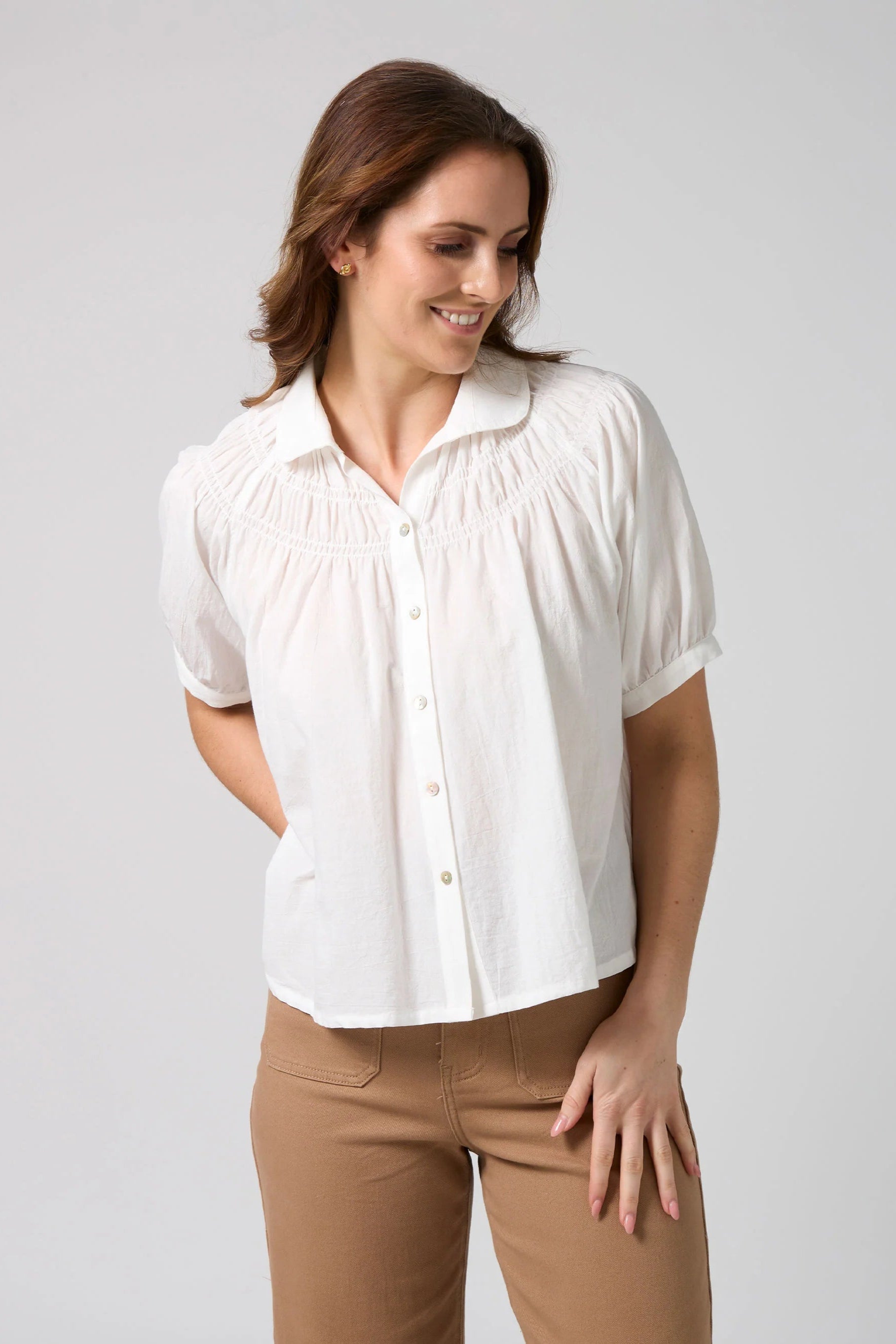 Stella and Gemma Mimi Blouse - Milk