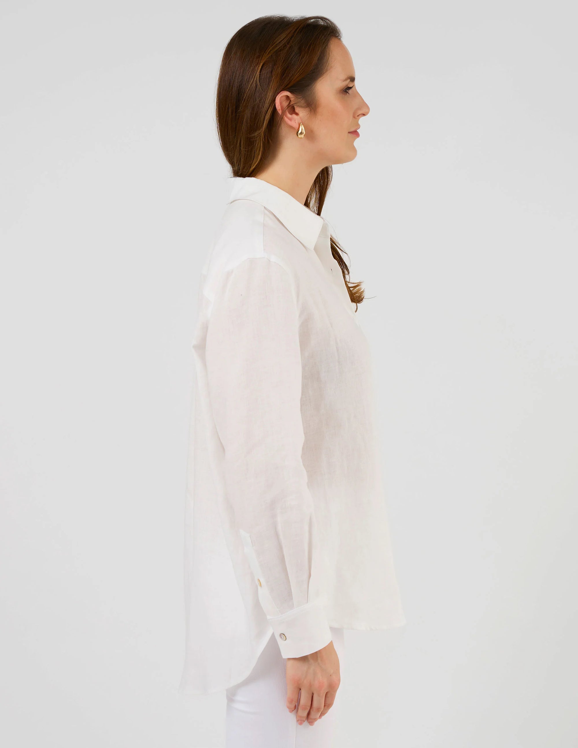 Stella and Gemma Perfect White Shirt - White