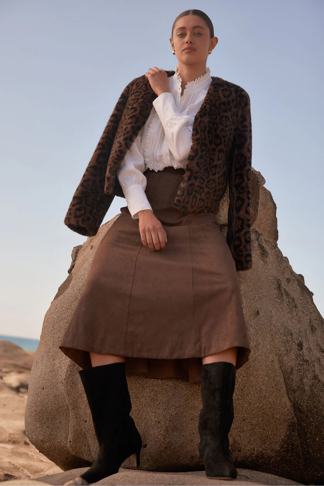 Zoe Kratzmann Stellar Skirt - Mocha